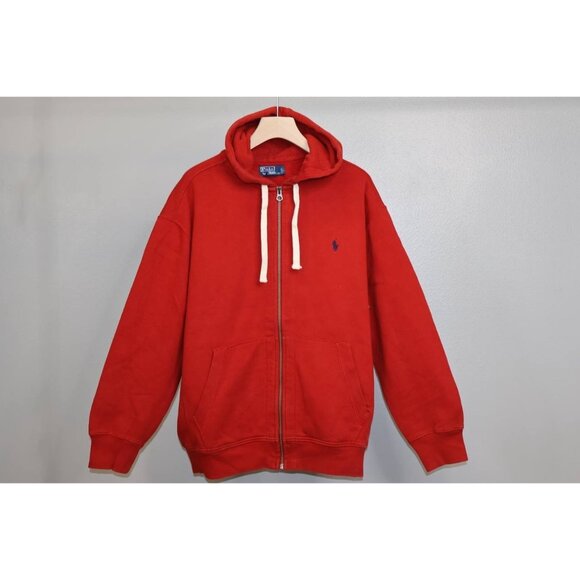 Ralph Lauren Other - Vintage Polo Ralph Lauren Hooded Full Zip Up Jacket Red Size 1XB